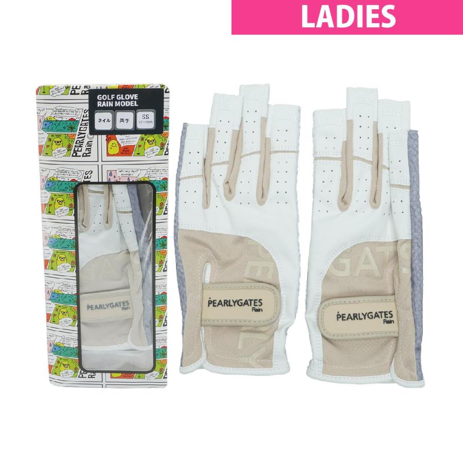 ★ PEARLYGATES[パーリーゲイツ] ネイルスルー両手グローブ ★ 定番】IT ネイルスルーグローブ (両手用) (LADIES) | PEARLY