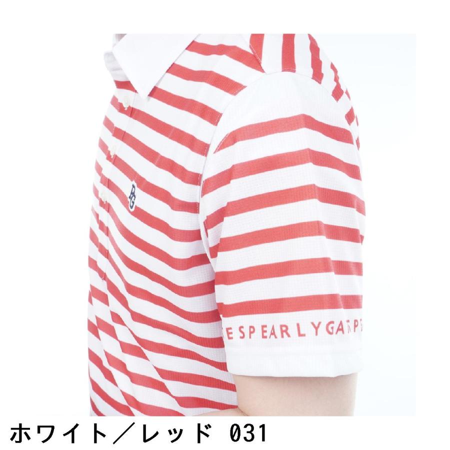PEARLY GATES（パーリーゲイツ） パネルボーダープリント 半袖