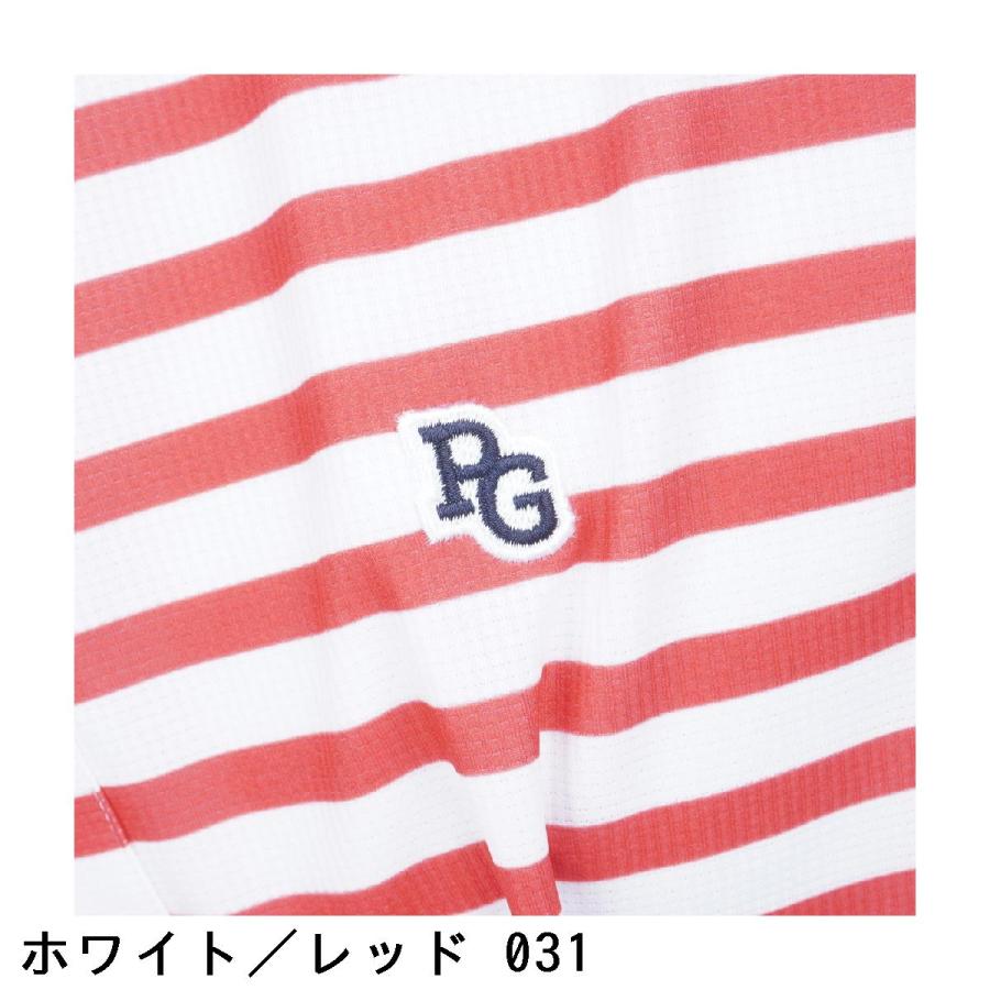 PEARLY GATES（パーリーゲイツ） パネルボーダープリント 半袖