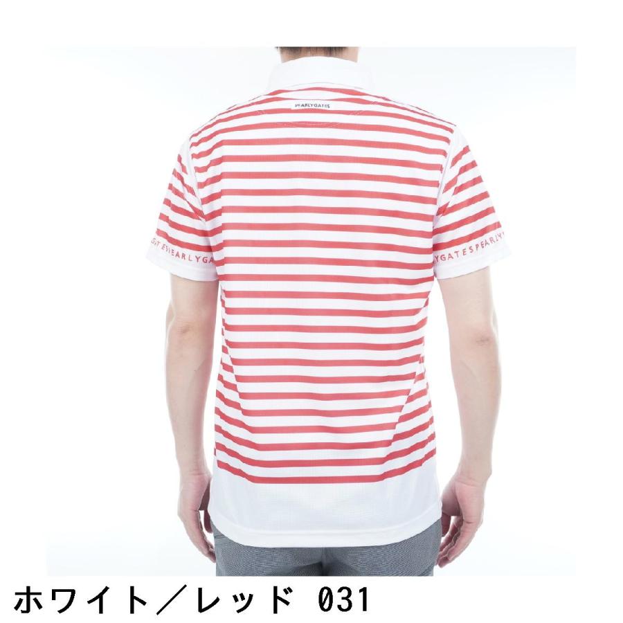 PEARLY GATES（パーリーゲイツ） パネルボーダープリント 半袖