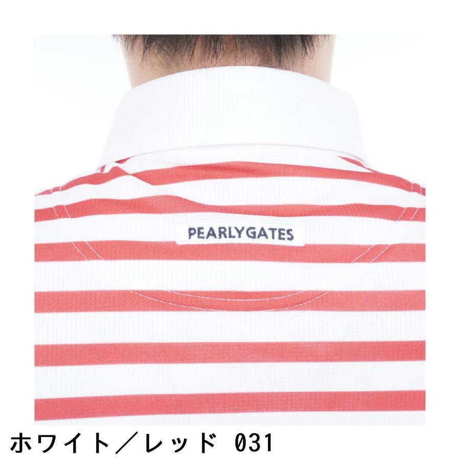 PEARLY GATES（パーリーゲイツ） パネルボーダープリント 半袖