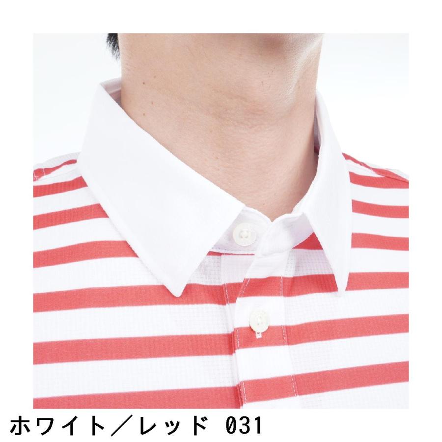 PEARLY GATES（パーリーゲイツ） パネルボーダープリント 半袖