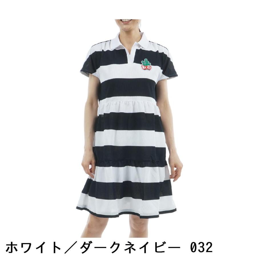 PEARLY GATES（パーリーゲイツ） 切替ボーダー ワンピース レディス
