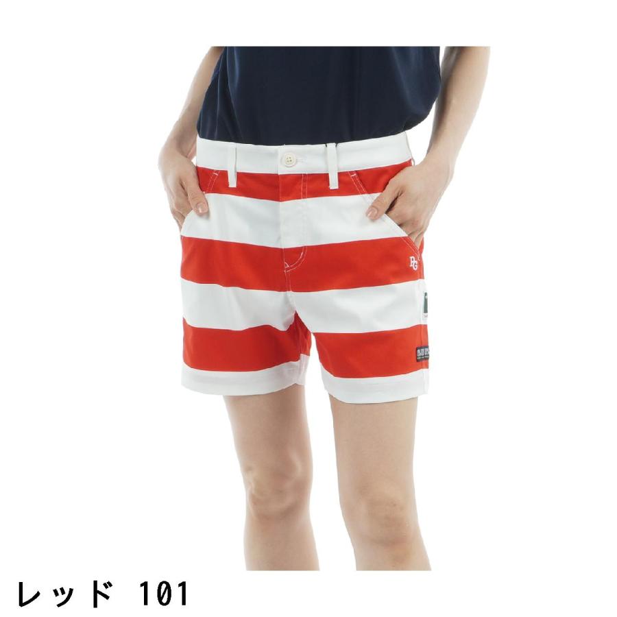 パーリーゲイツ PEARLY GATES ストレッチドビー ボーダープリント ショートパンツ レディスの画像