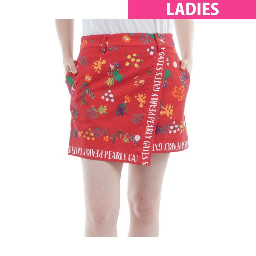 PEARLY GATES（パーリーゲイツ） ビオ花柄 ストレッチカルゼ スカート