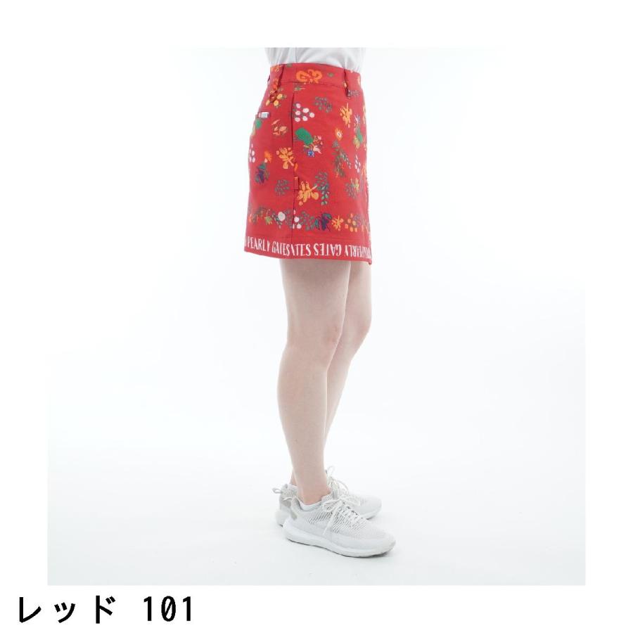 PEARLY GATES（パーリーゲイツ） ビオ花柄 ストレッチカルゼ スカート