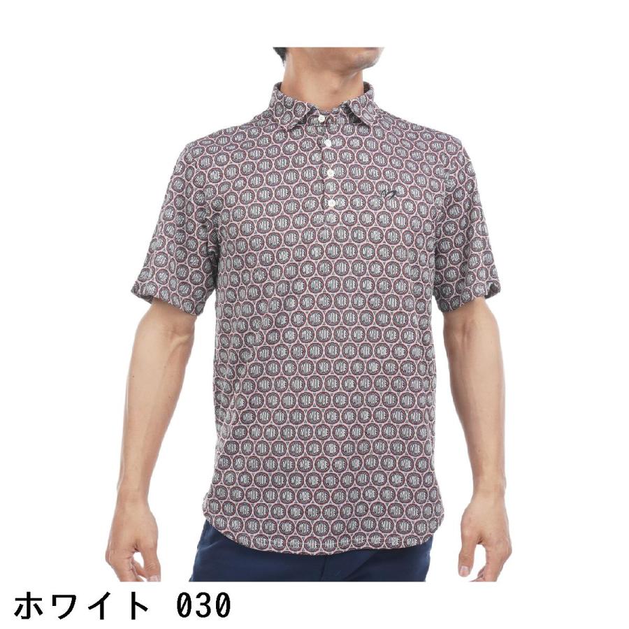 マスターバニーエディション キューブモノグラムジャガード 半袖ポロシャツ セール・アウトレット】キューブジャガード 半袖ポロシャツ(半袖シャツ