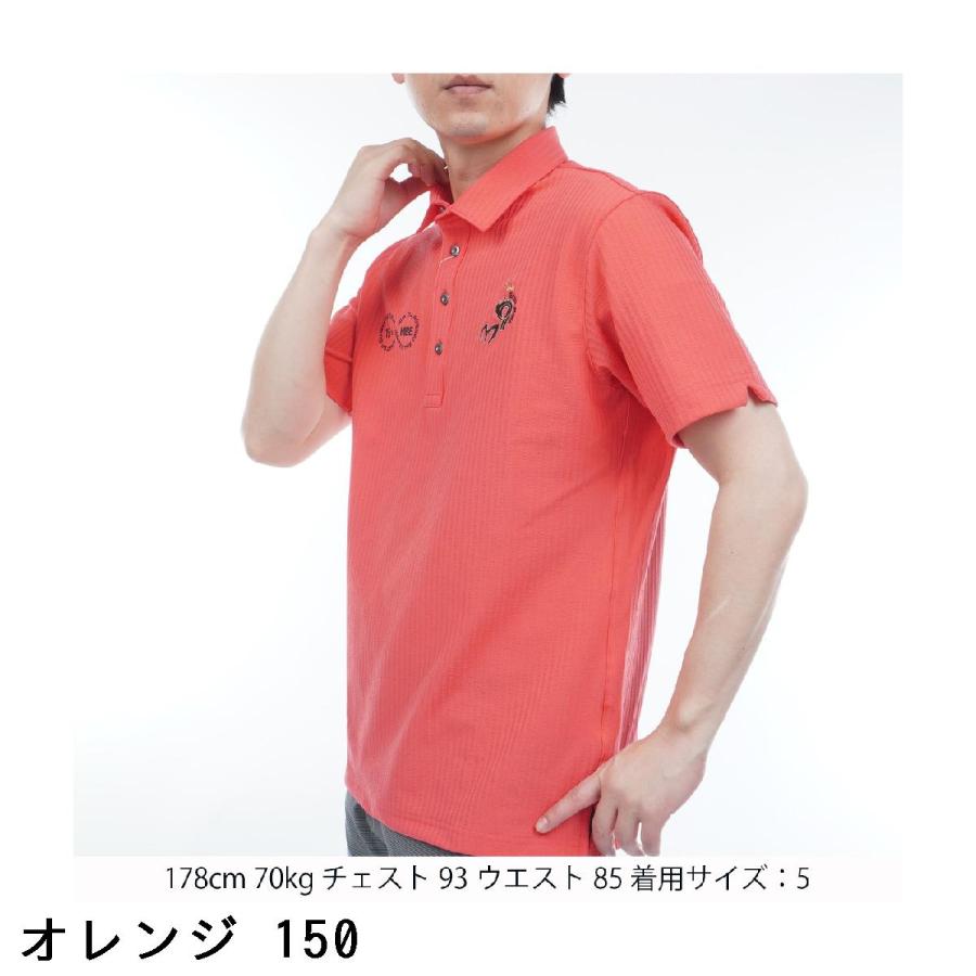 MASTER BUNNY EDITION ポリエステルサッカー 半袖ポロシャツ MASTER BUNNY EDITION（マスターバニーエディション） サッカー