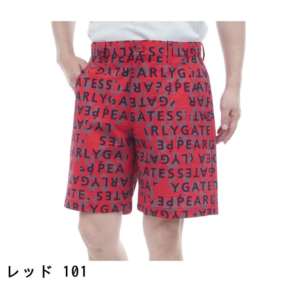 ひ*で様 ¥36,300新品正規品PG/5伸縮パーリーゲイツ ハーフパンツショー PEARLY GATES（パーリーゲイツ） ストレッチ ドビーロゴヒョウ柄