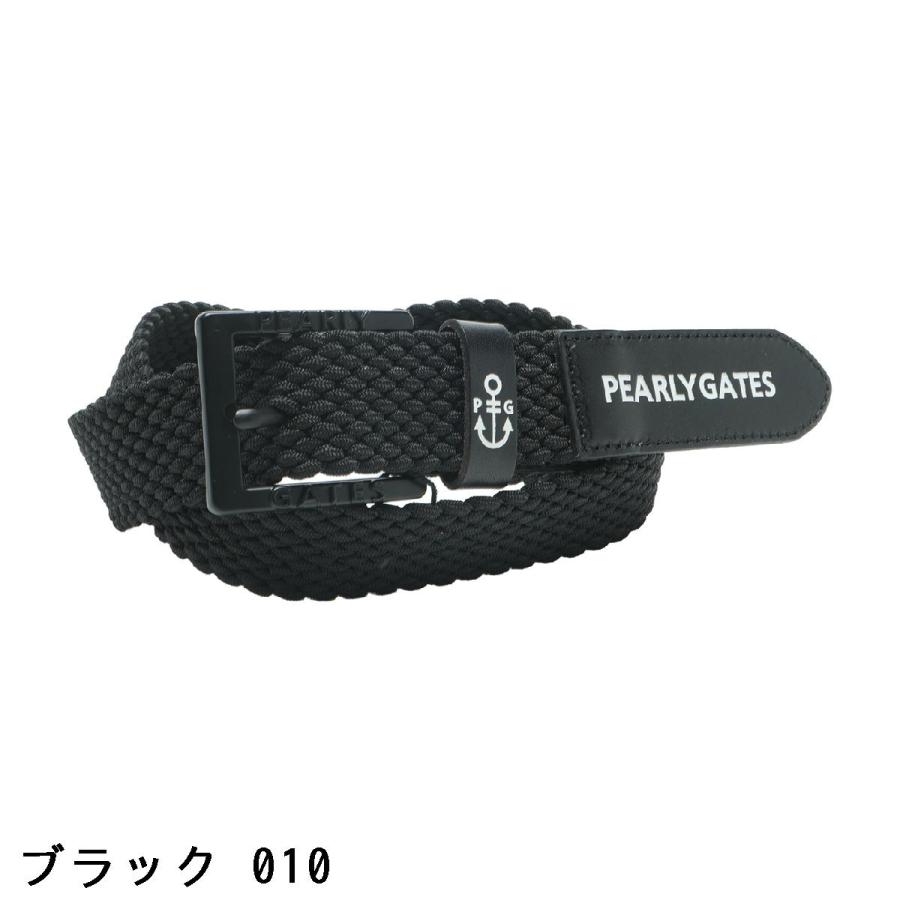 PEARLY GATES パーリーゲイツ アンカーロゴ ゴムメッシュベルト