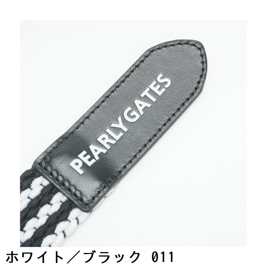 PEARLY GATES（パーリーゲイツ） アンカーロゴ ゴムメッシュベルト