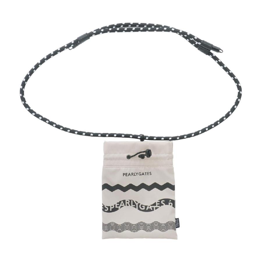 （最終値下げ）PEARLY GATESパーリーゲイツ　ショルダーポーチ PEARLY GATES パーリーゲイツ ウェーブロゴボーダーショルダー