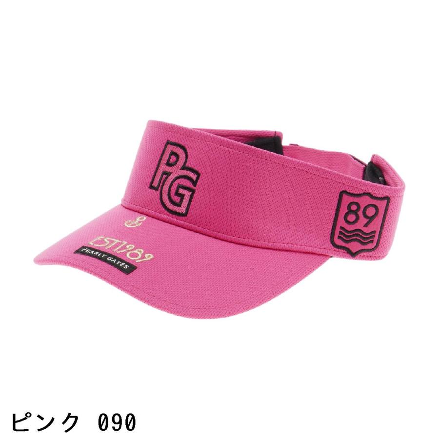 PEARLY GATES パーリーゲイツ PGロゴサンバイザー : PEARLY GATES by
