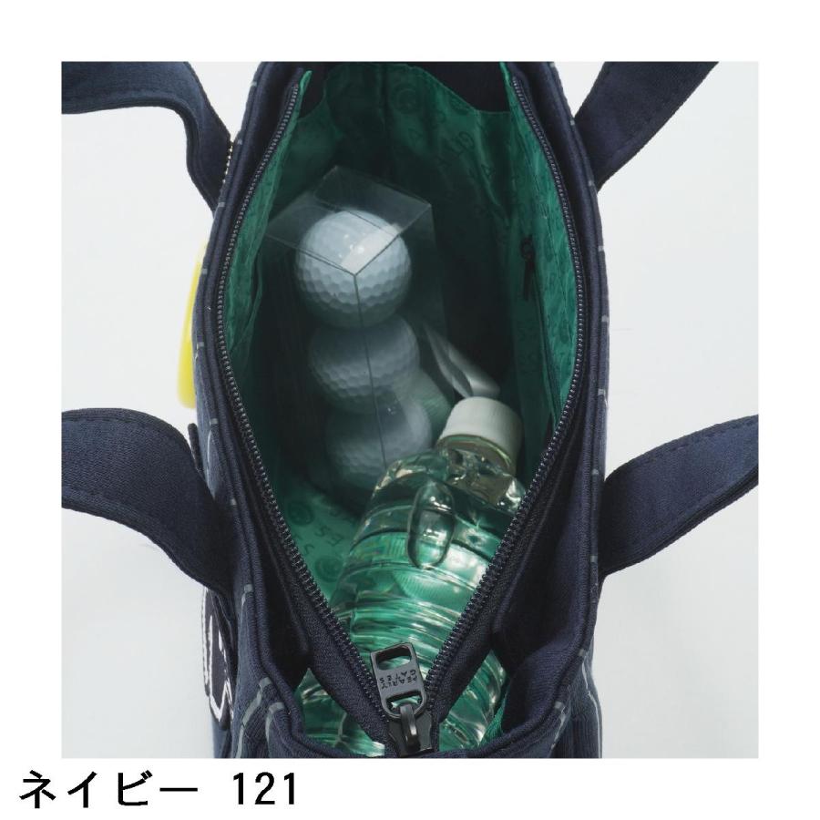 ★ 美品 PEARLY GATES パーリーゲイツ ストライプ カートバッグ ★ PEARLY GATES パーリーゲイツ ピンストライプ柄裏毛カートバッグ