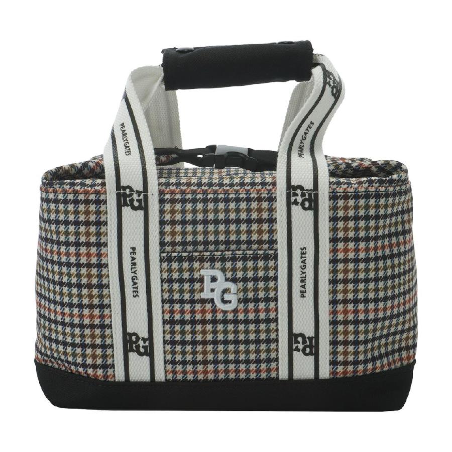 PEARLY GATES ガンクラブ柄カートバッグ　未使用品 PEARLY GATES パーリーゲイツ ガンクラブチェック柄カートバッグ