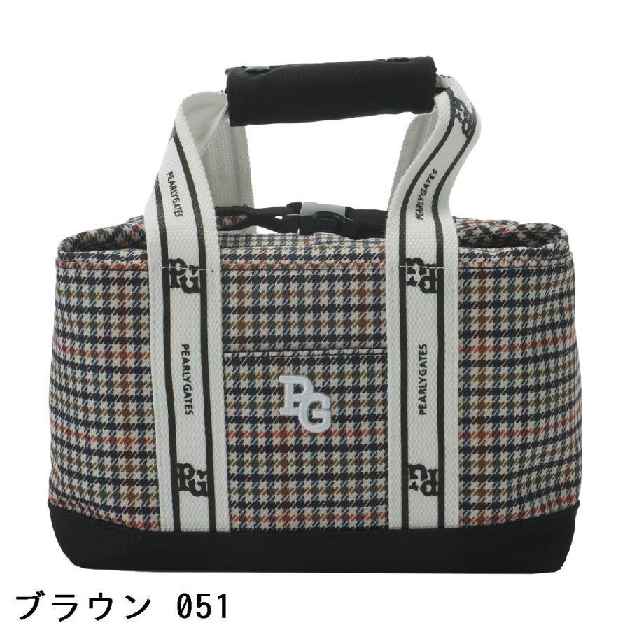 PEARLY GATES ガンクラブ柄カートバッグ　未使用品 PEARLY GATES パーリーゲイツ ガンクラブチェック柄カートバッグ
