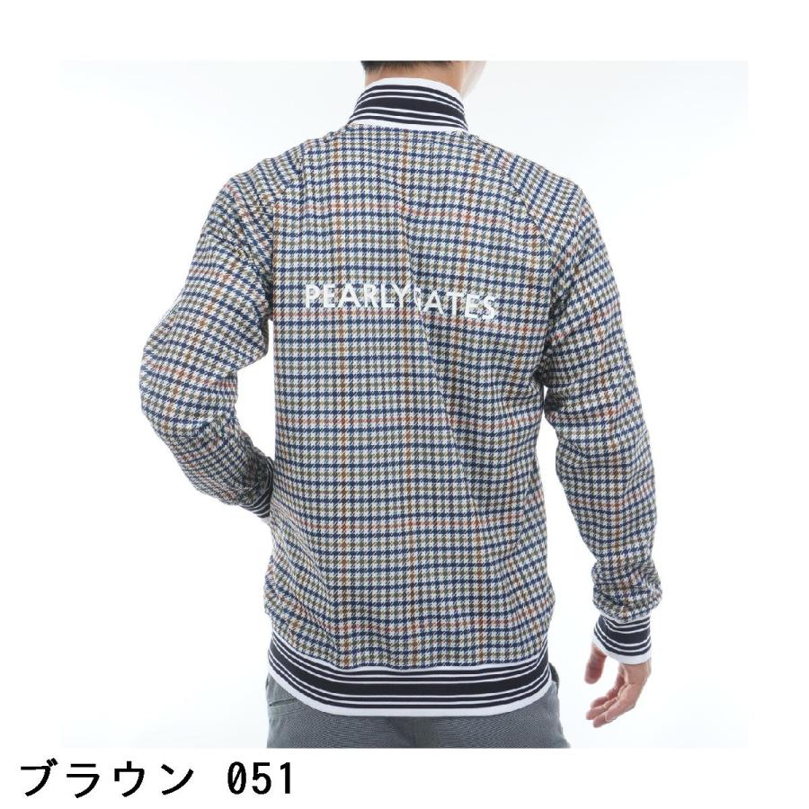 PEARLY GATES チェック柄ブルゾン PEARLY GATES（パーリーゲイツ） ストレッチメッシュ ガンクラブ