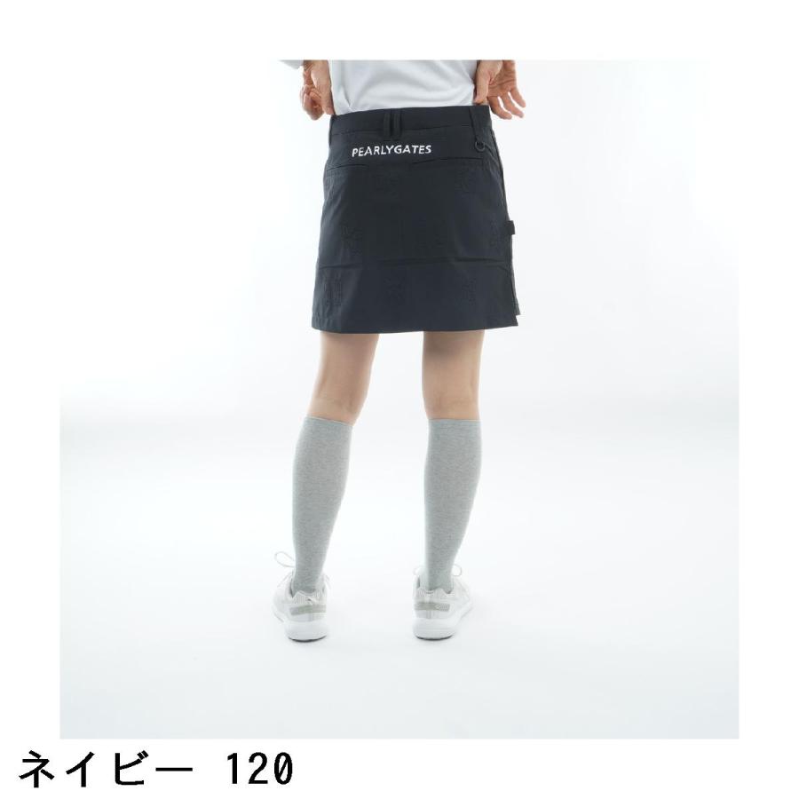 PEARLY GATES（パーリーゲイツ） ロゴ柄刺繍スカート レディス