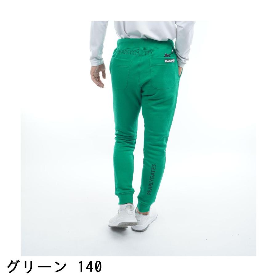 パーリーゲイツ PEARLY GATES ジグザグ裏毛ジャカード ノータックパンツ_15