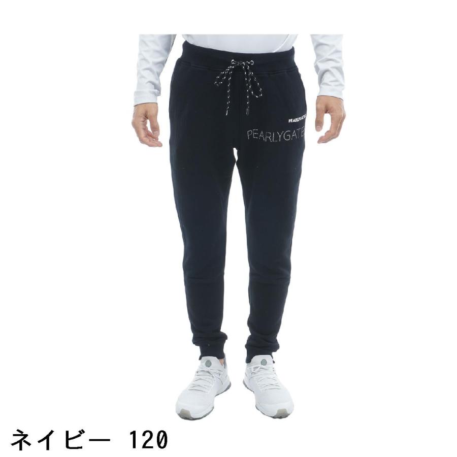 パーリーゲイツ PEARLY GATES ジグザグ裏毛ジャカード ノータックパンツ_2
