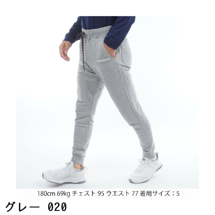 パーリーゲイツ PEARLY GATES ジグザグ裏毛ジャカード ノータックパンツ_4