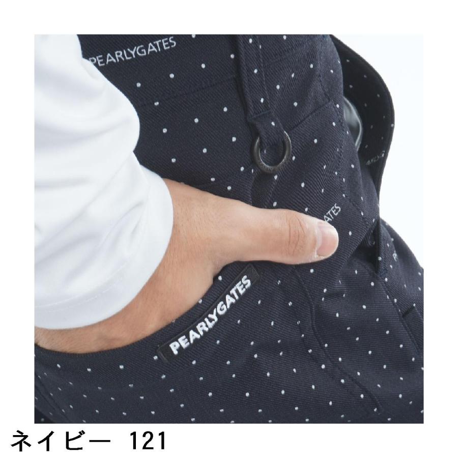 PEARLY GATES ドット柄パンツ PEARLY GATES（パーリーゲイツ） ストレッチドビーツイル ミニドット柄