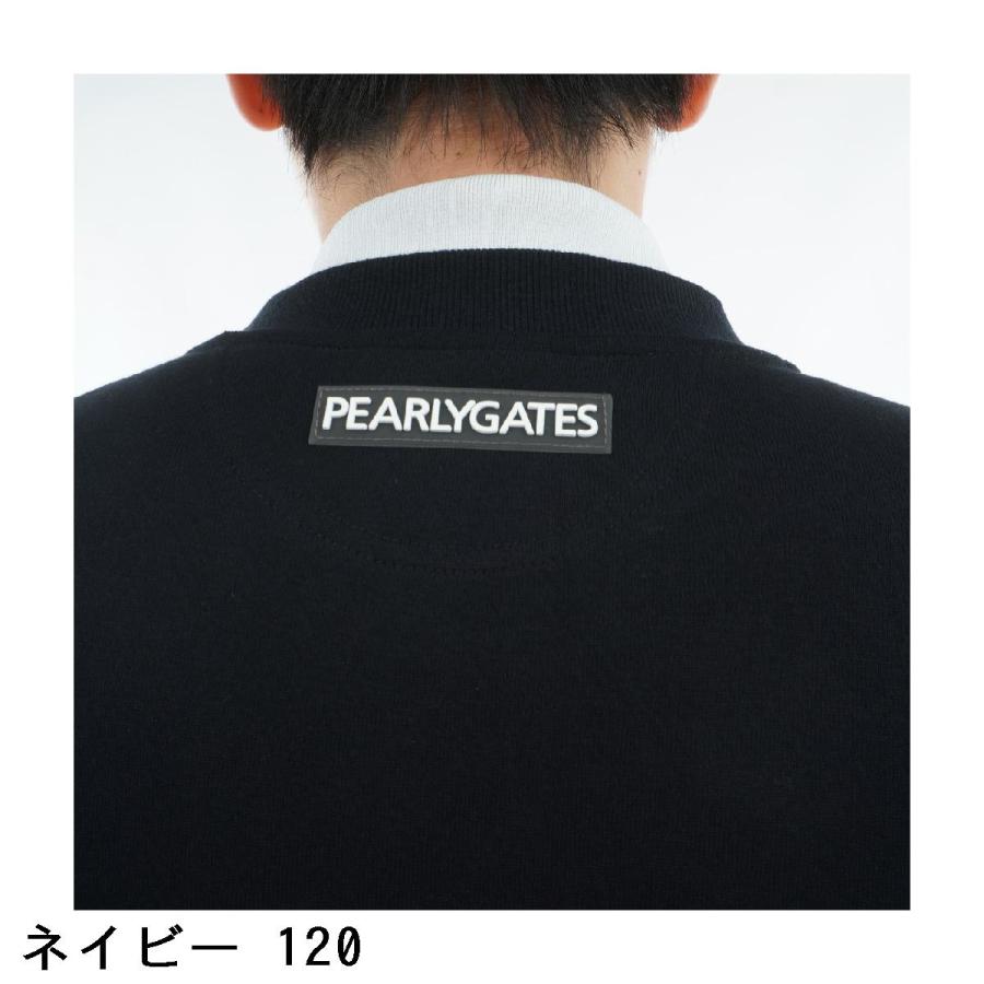 PEARLY GATES（パーリーゲイツ） ジグザグ裏毛ジャカード 長袖