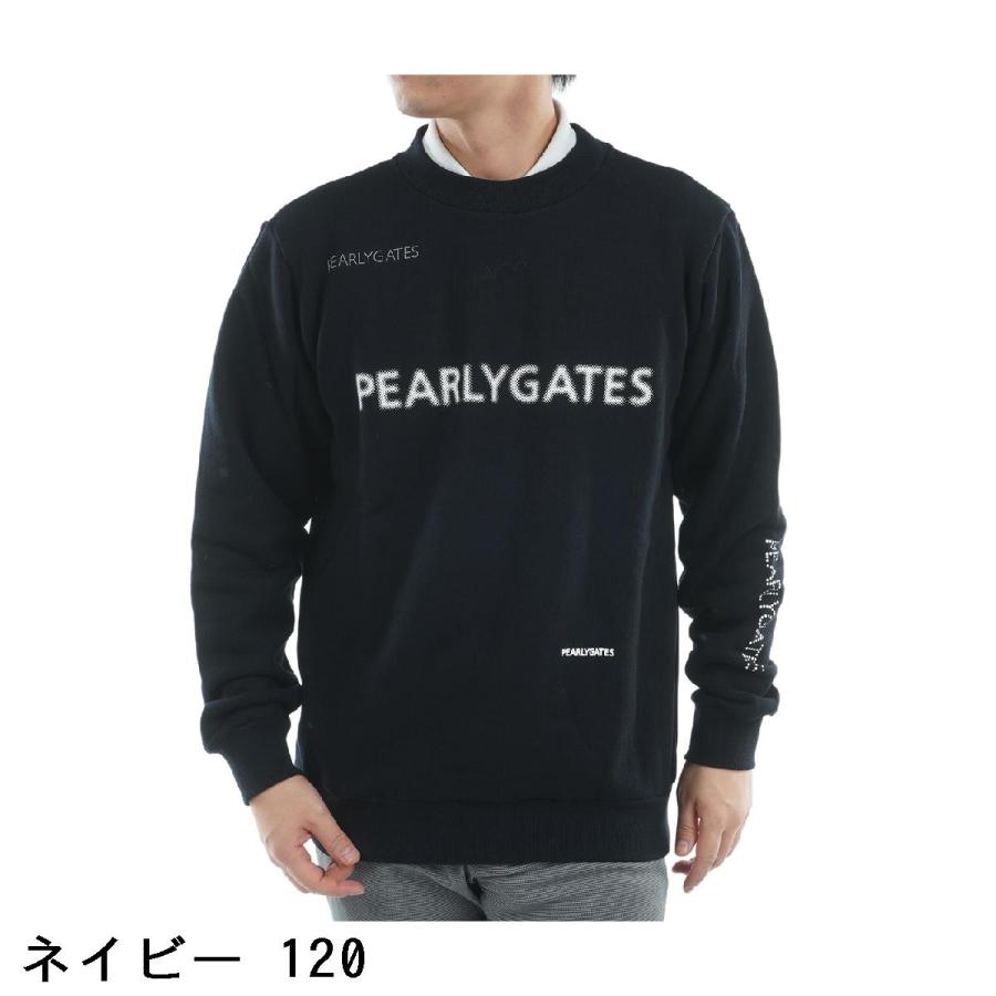 PEARLY GATES ジグザグセーター PEARLY GATES（パーリーゲイツ） ジグザグ裏毛ジャカード 長袖