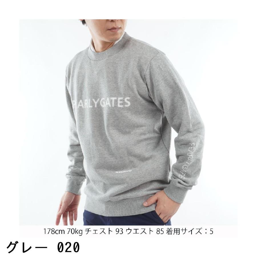 PEARLY GATES（パーリーゲイツ） ジグザグ裏毛ジャカード 長袖