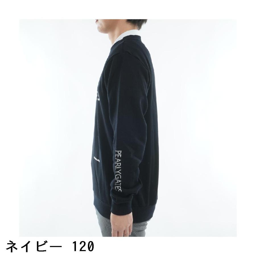 PEARLY GATES（パーリーゲイツ） ジグザグ裏毛ジャカード 長袖