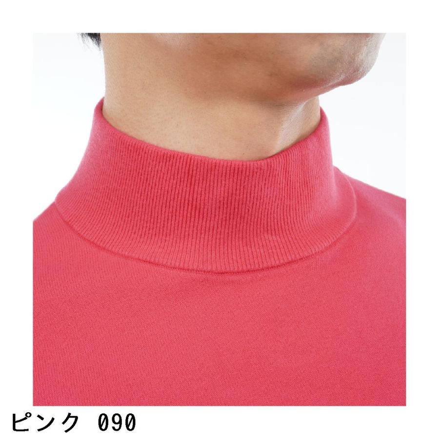 PEARLY GATES（パーリーゲイツ） 部分ジャカード カシミヤタッチ