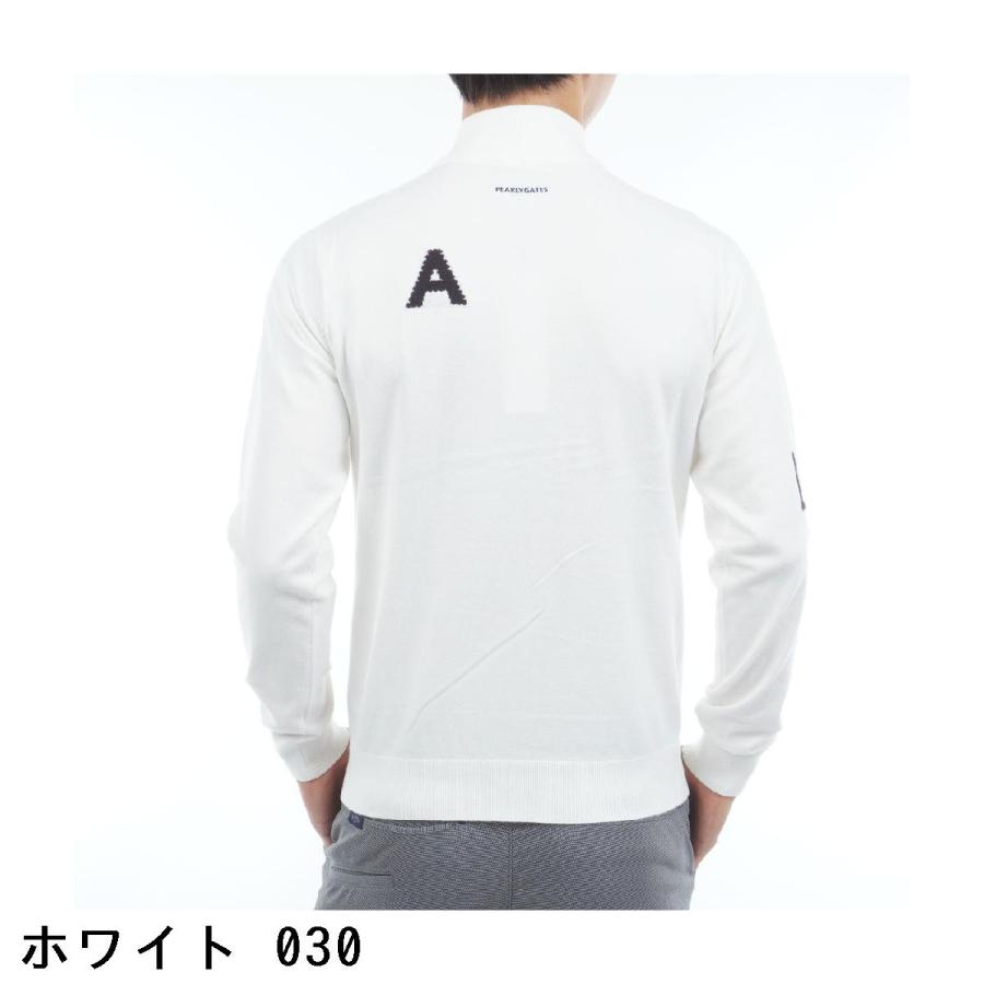 PEARLY GATES（パーリーゲイツ） 部分ジャカード カシミヤタッチ
