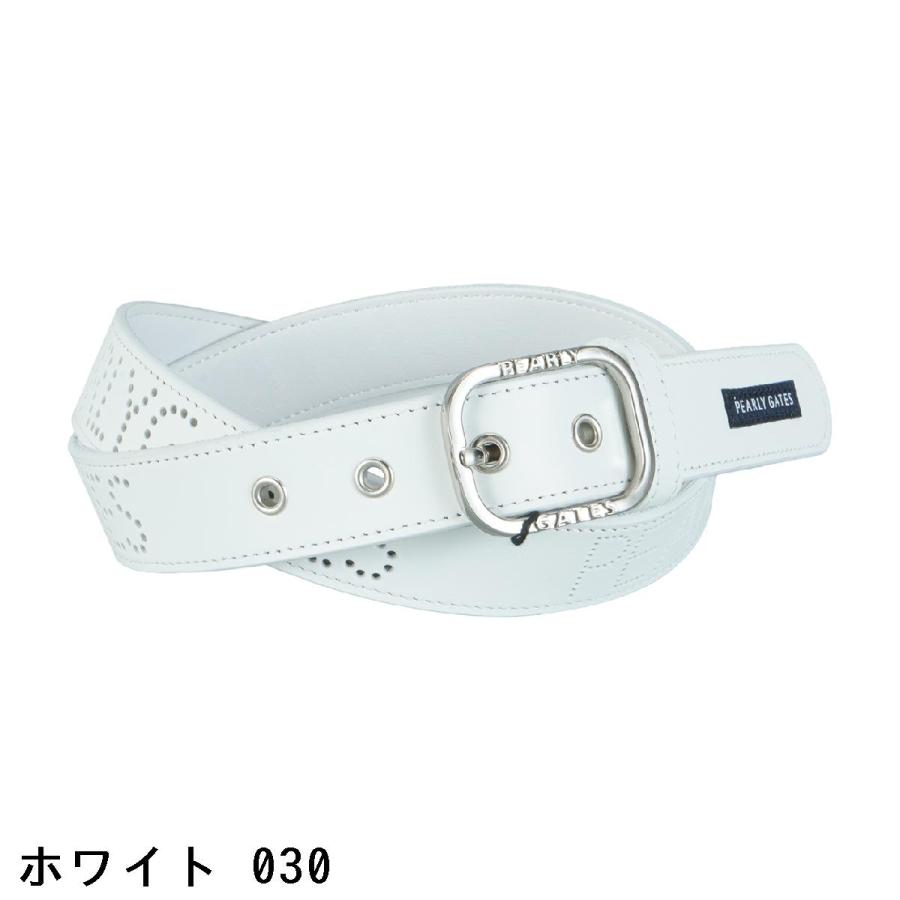 PEARLY GATES（パーリーゲイツ） ドットロゴレザーベルト : PEARLY