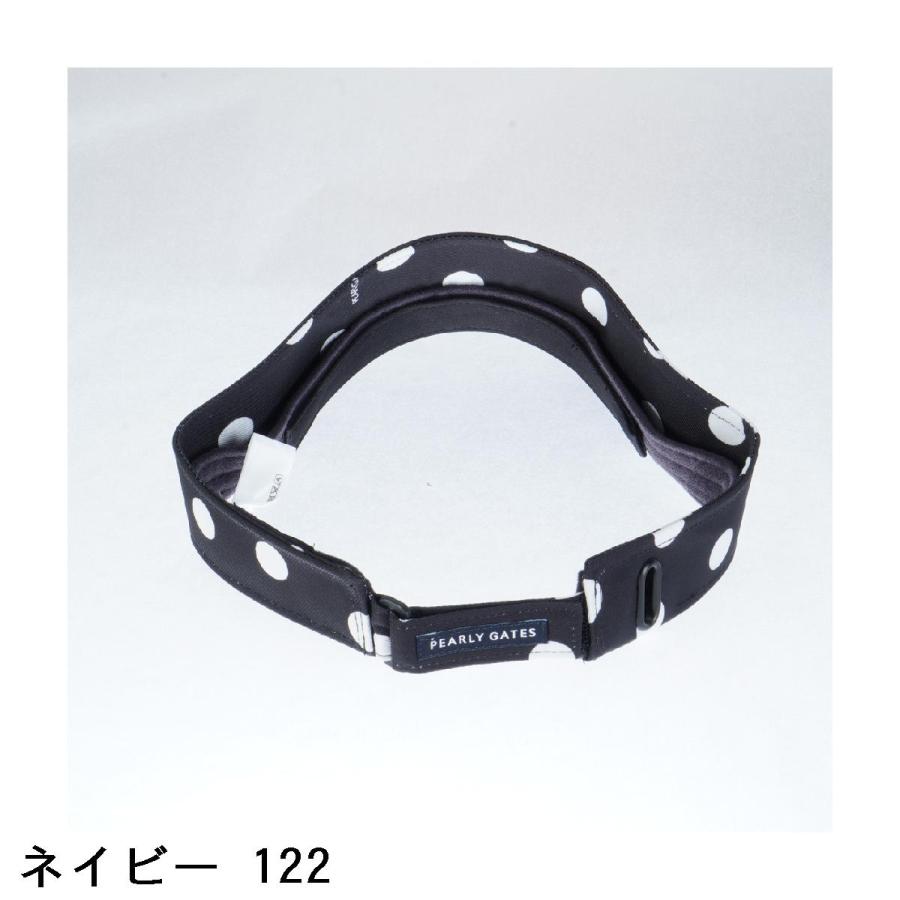 PEARLY GATES ドット柄セーター・バイザーセット ブロックロゴ柄ニットバイザー (UNISEX) | PEARLY GATES（パーリー