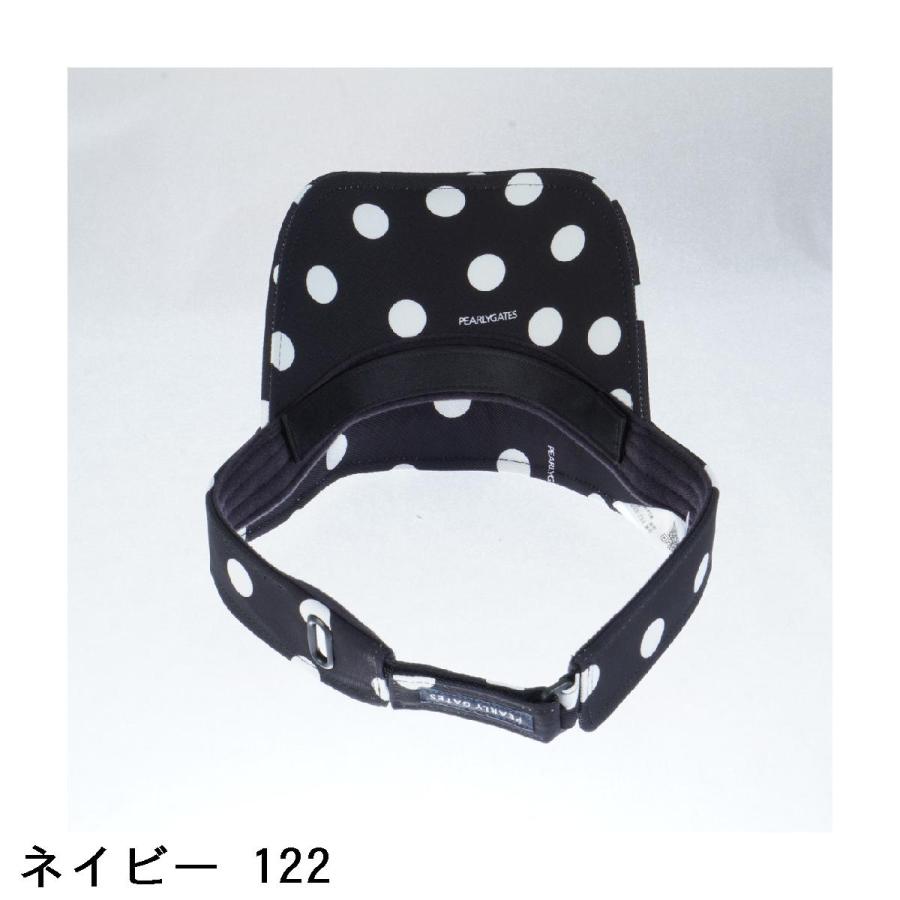 PEARLY GATES ドット柄セーター・バイザーセット ブロックロゴ柄ニットバイザー (UNISEX) | PEARLY GATES（パーリー