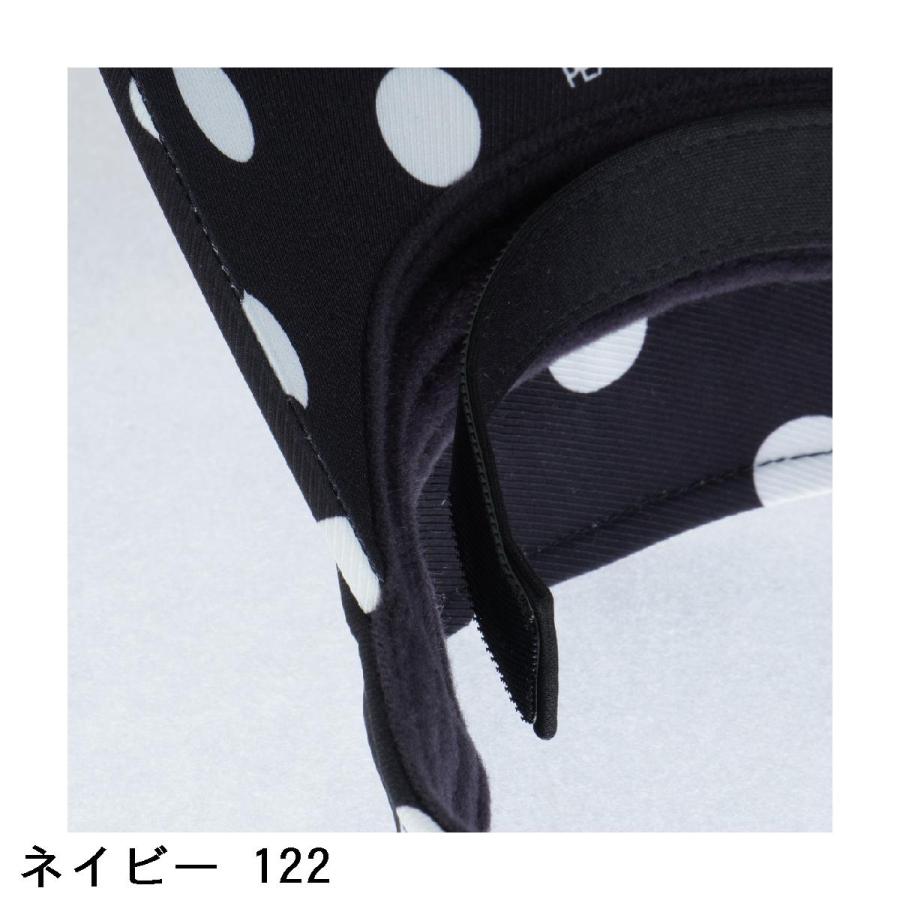 PEARLY GATES ドット柄セーター・バイザーセット PEARLY GATES パーリーゲイツ ランダムドット柄サンバイザー : PEARLY