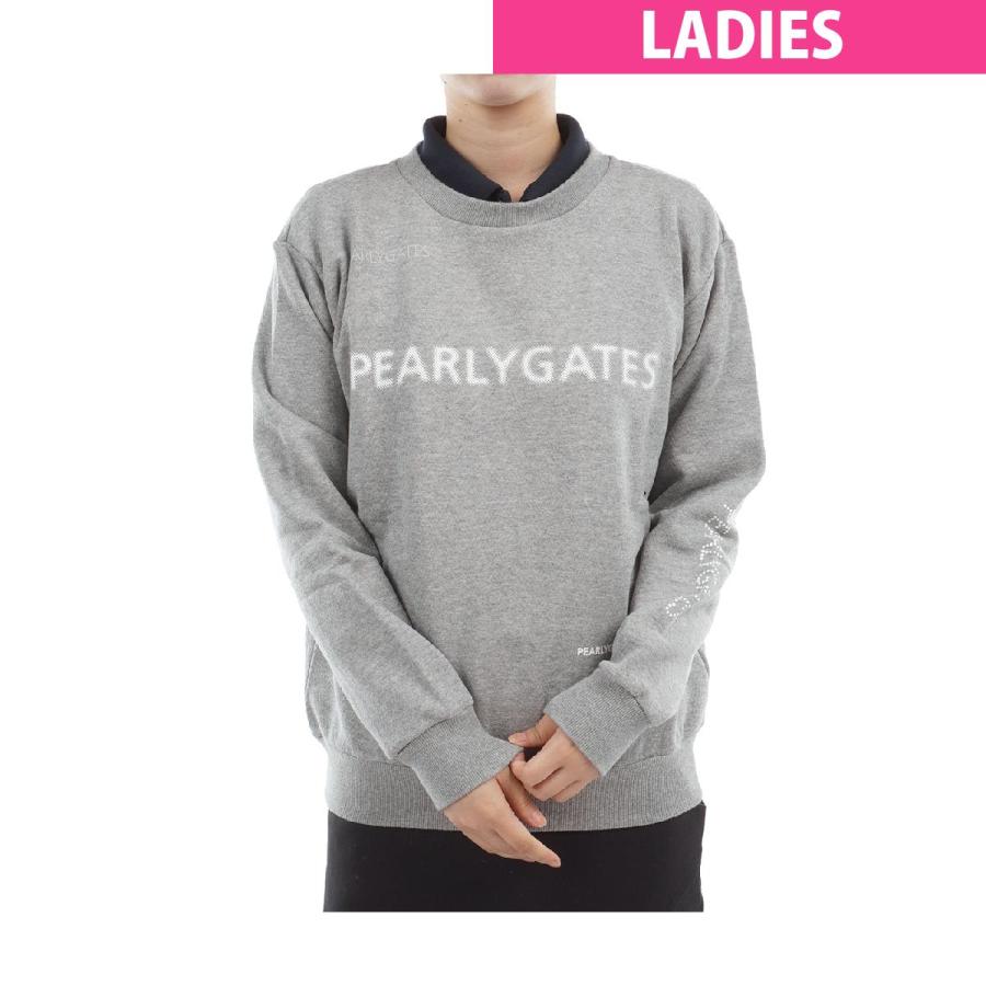 PEARLYGATES ジグザグ裏毛ジャカード 長袖スウェットサイズ0 PEARLY GATES（パーリーゲイツ） ジグザグ裏毛ジャカード 長袖