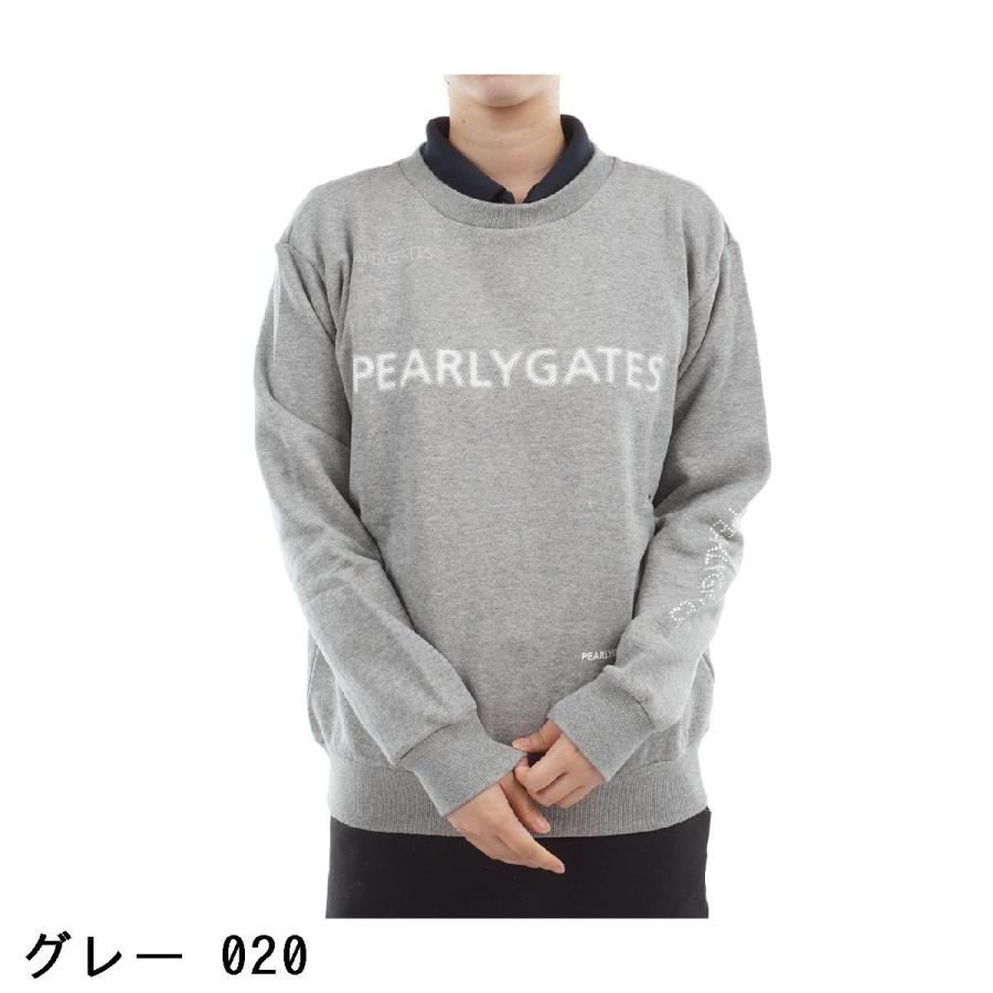 PEARLYGATES ジグザグ裏毛ジャカード 長袖スウェットサイズ0 PEARLY GATES（パーリーゲイツ） ジグザグ裏毛ジャカード 長袖