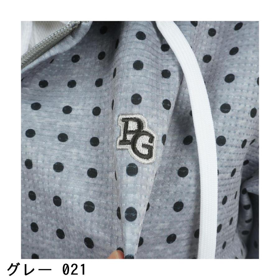 PEARLY GATES ドット柄パーカー PEARLY GATES（パーリーゲイツ） ダブルフェイス ミニドット柄 長袖