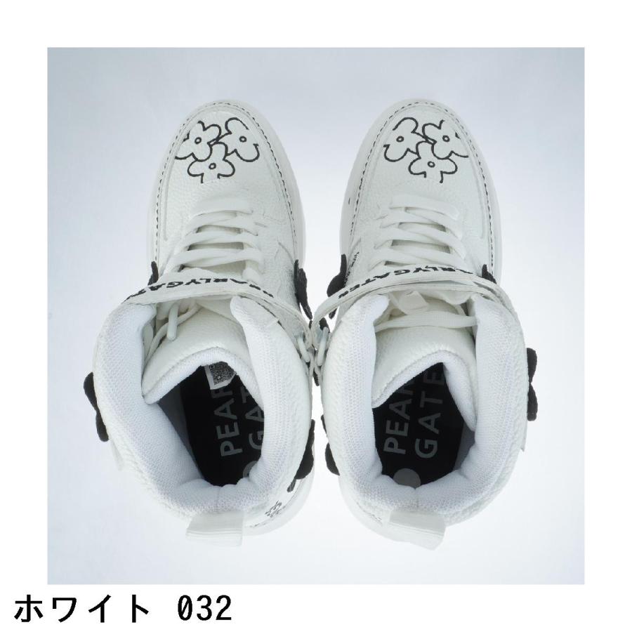 PEARLY GATES（パーリーゲイツ） ロゴ×花柄ハイカットシューズ