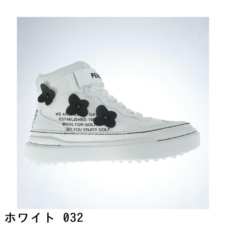 PEARLY GATES（パーリーゲイツ） ロゴ×花柄ハイカットシューズ