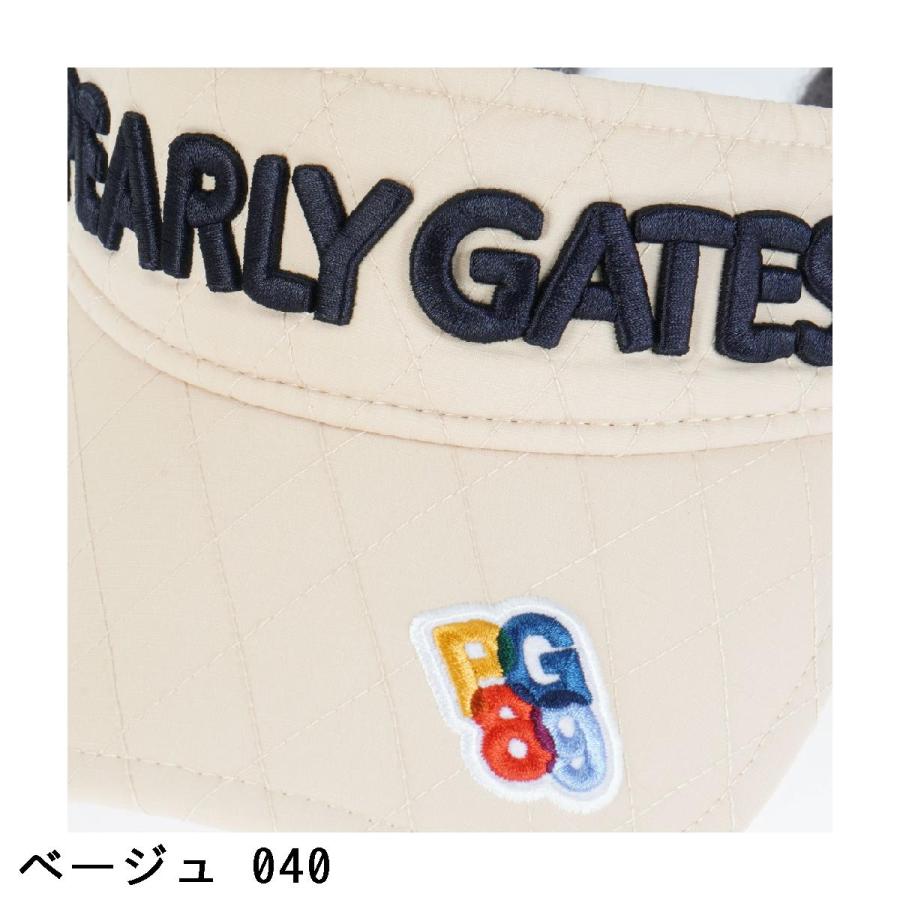 PEARLY GATES（パーリーゲイツ） キルティング2WAY サンバイザー