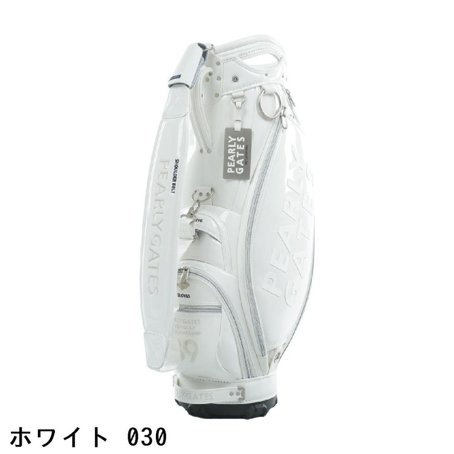 新品 タグ付き】PEARLY GATES ゴルフバッグ ホワイト パーリーゲイツ PEARLY GATES（パーリーゲイツ） キャディバッグ : PEARLY GATES by