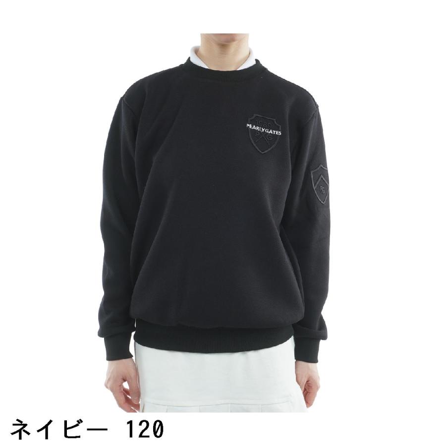パーリーゲイツ PEARLY GATES NOモノフィラアヤクッション 長袖スウェット レディス_3