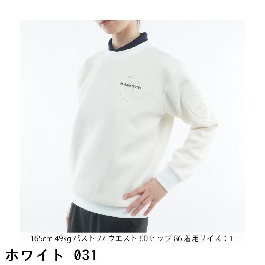 パーリーゲイツ PEARLY GATES NOモノフィラアヤクッション 長袖スウェット レディス_6