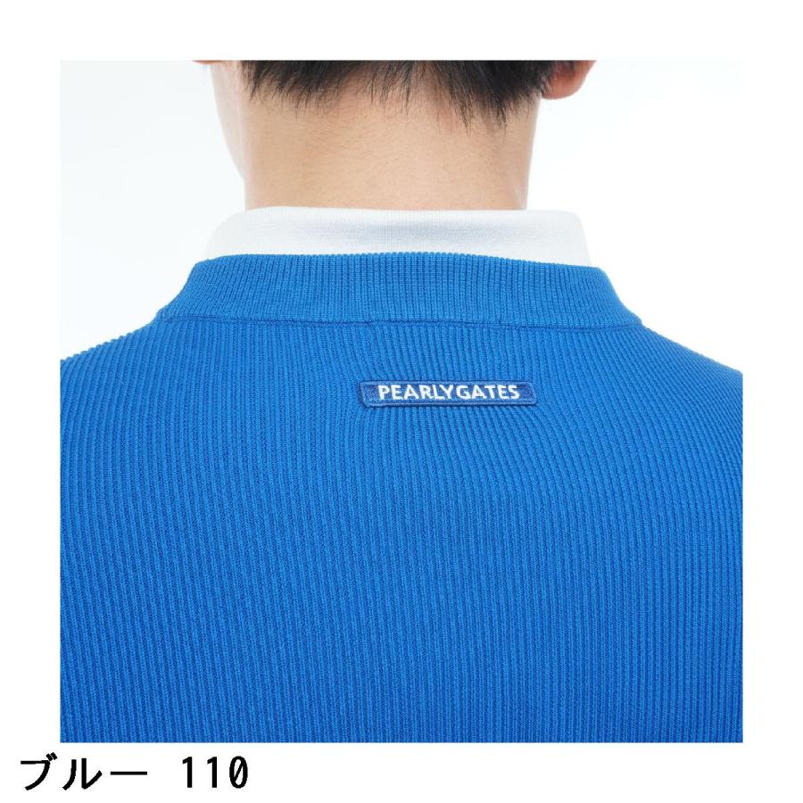 PEARLY GATES（パーリーゲイツ） エンブレム プルオーバークルーネック