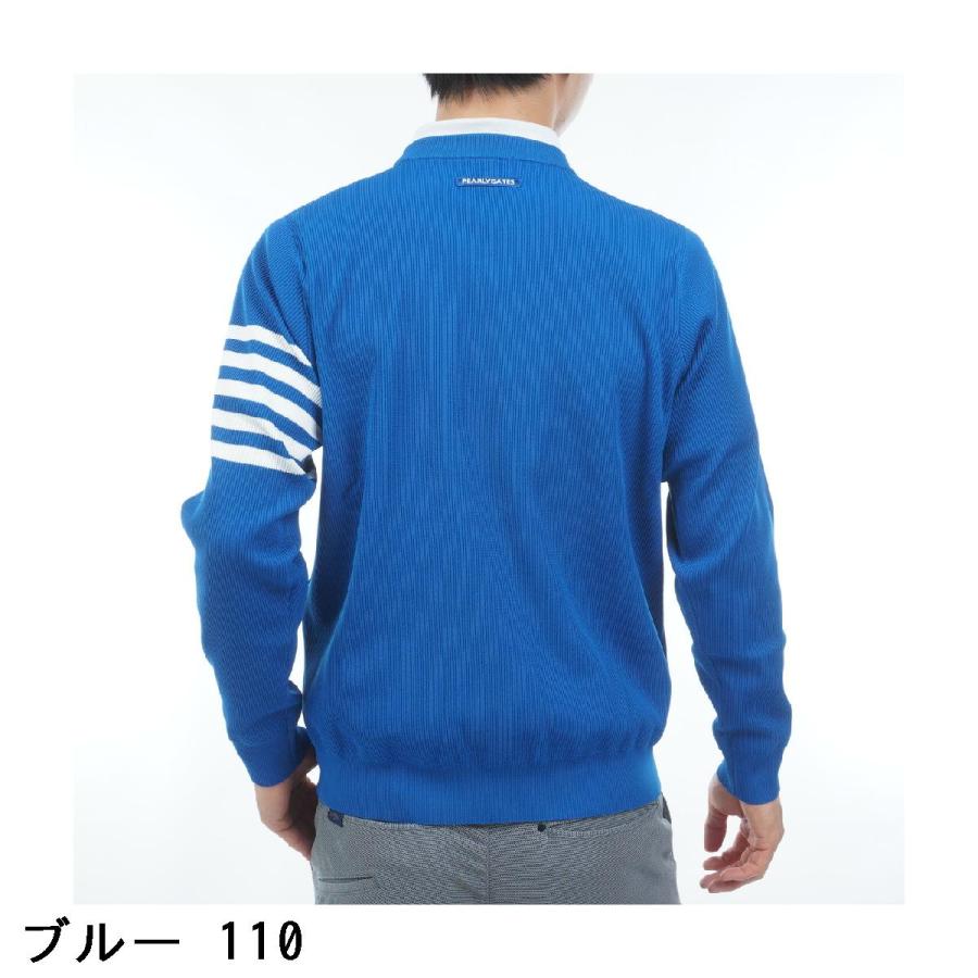 PEARLY GATES（パーリーゲイツ） エンブレム プルオーバークルーネック