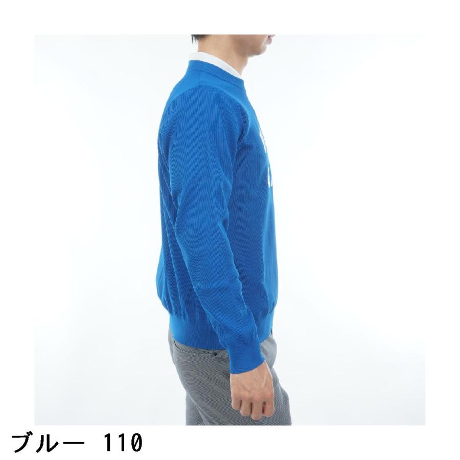 PEARLY GATES（パーリーゲイツ） エンブレム プルオーバークルーネック