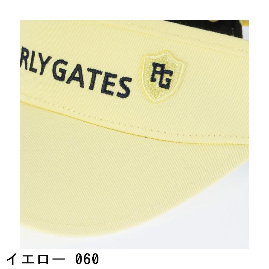 PEARLY GATES（パーリーゲイツ） ロゴ刺繍リサイクルツイルサン