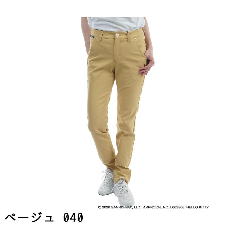 パーリーゲイツ PEARLY GATES HELLO KITTY ストレッチ チノノータックパンツ レディス_1